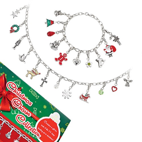 Fred Meyer Jewelerslas Advent Calendar Bracelet And Necklace Las Advent Calendar Bracelet And Necklace In Silver Tone Metal