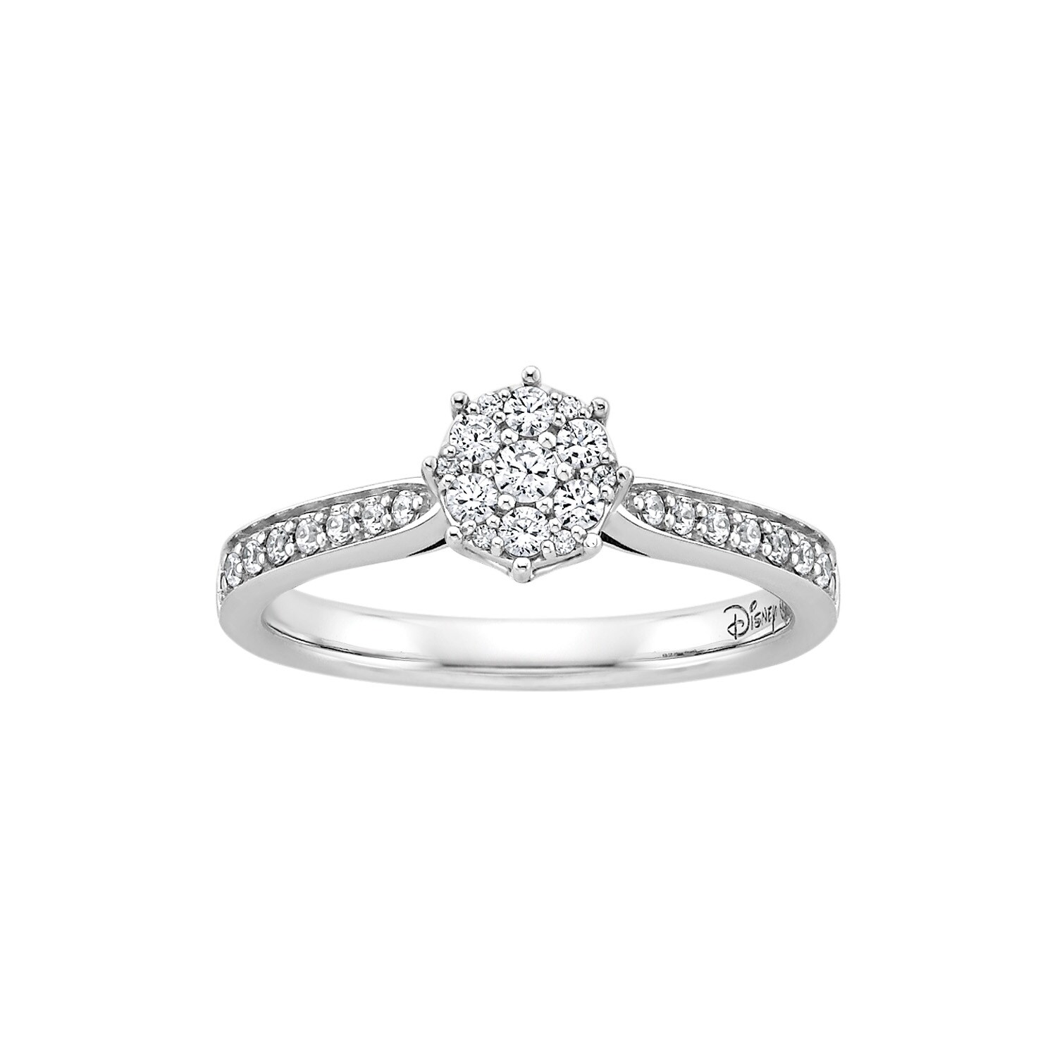 Fred Meyer Jewelersenchanted Disney Diamond Ariel Engagement Ring Diamond And Amethyst Ariel Engagement Ring In