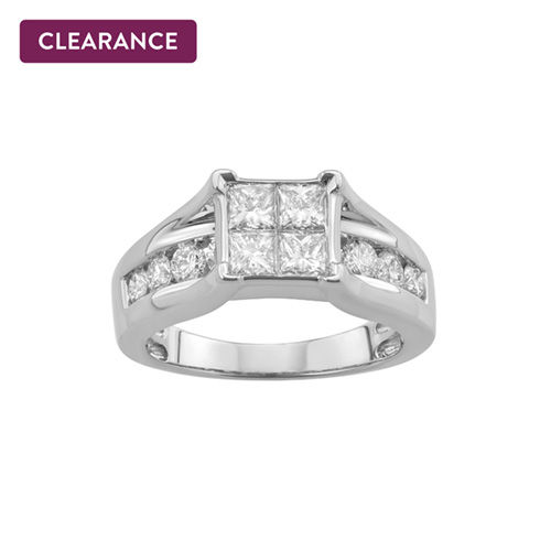 Ct Tw Diamond En Ement Ring In 14k White Gold Ct Tw Diamond En Ement Ring In 14k White Gold
