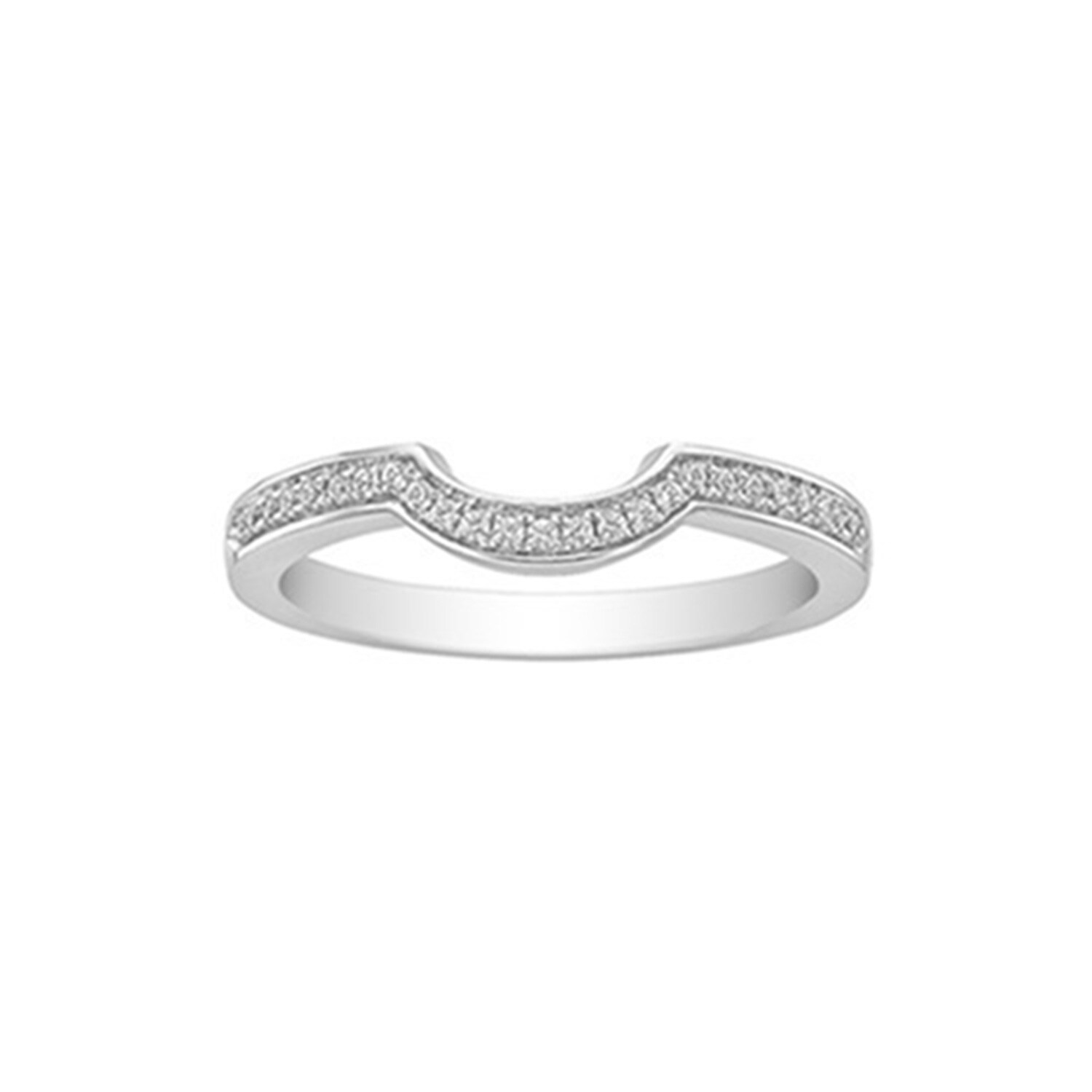 Fred Meyer Jewelersenchanted Disney Diamond Ariel Wedding Band Diamond Ariel Wedding Band In 14k White
