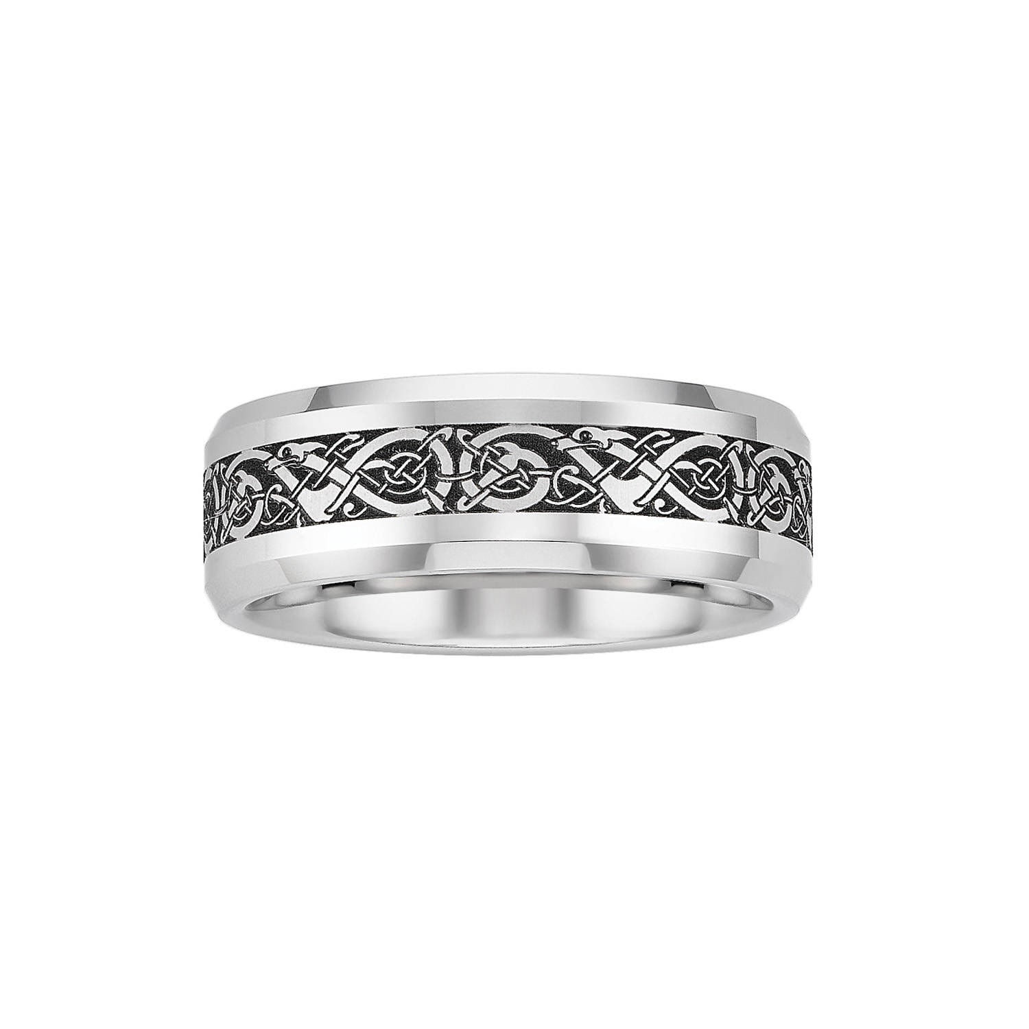 8mm Viking Engraved Wedding Band Fred Meyer Jewelers