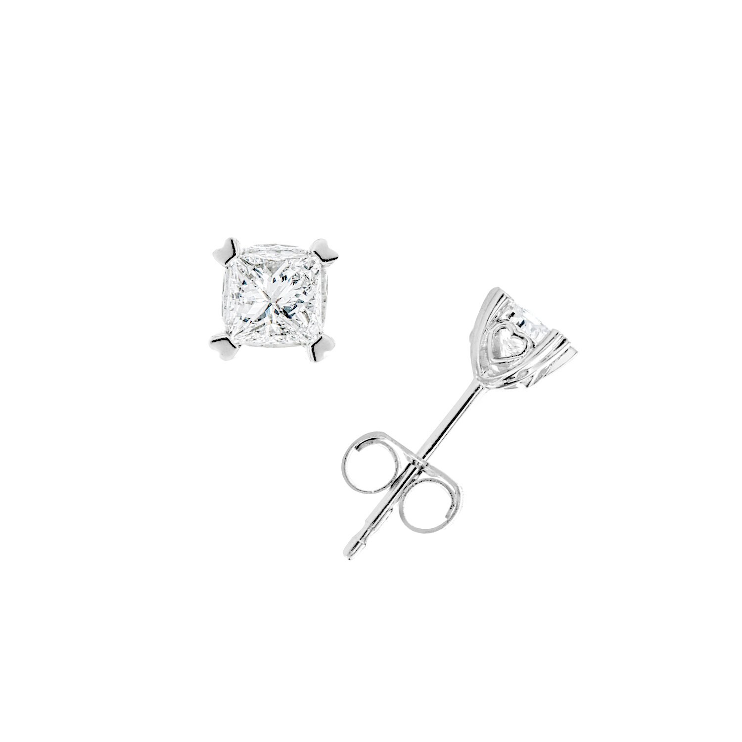 1 2 Ct Tw Diamond Stud Earrings Fred Meyer Jewelers 2-ct-tw-round-diamond-studs-platinum-3-prong-martini-earrings-gage