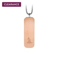 Men's Latin Grammy Reversible Bulova Dog Tag Pendant in Rose Gold-Tone Stainless Steel