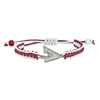 Arizona Diamondbacks Adjustable Cord Bracelet in Stainless Steel