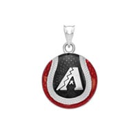 Arizona Diamondbacks Enamel Charm in Sterling Silver