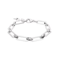 Paper Clip 8.5 Bracelet in Sterling Silver