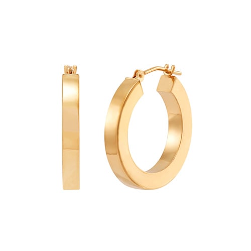 Hoop Earrings in 14K Yellow Gold