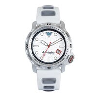 43mm Unisex Columbia PFG Backcaster Watch with White Dial and White Strap