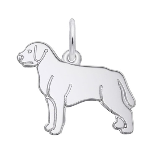 Labrador Retriever Dog Charm by Rembrandt in Sterling Silver -  10379001000