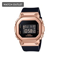 43x38mm Ladies' Casio G-Shock Digital Watch with a Black Dial and Black Resin Strap