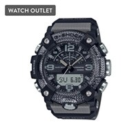 55mm Men's Casio G-Shock Master of G Watch with a Grey Dial and Black Resin Strap