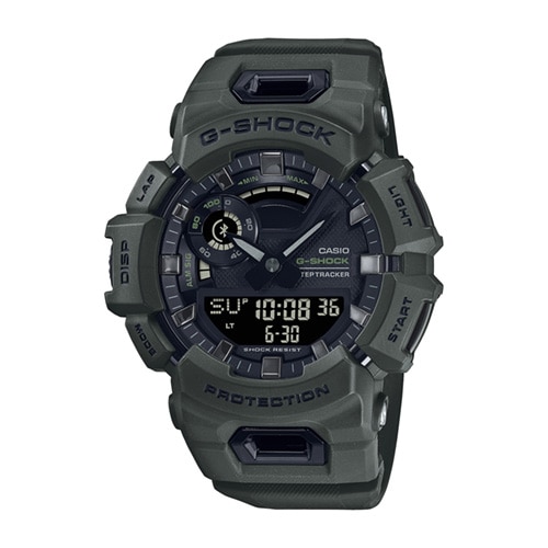 51mm Men's Casio G-Shock Move Analog-Digital Watch with a Black Dial and Green Strap -  GBA900UU-3A