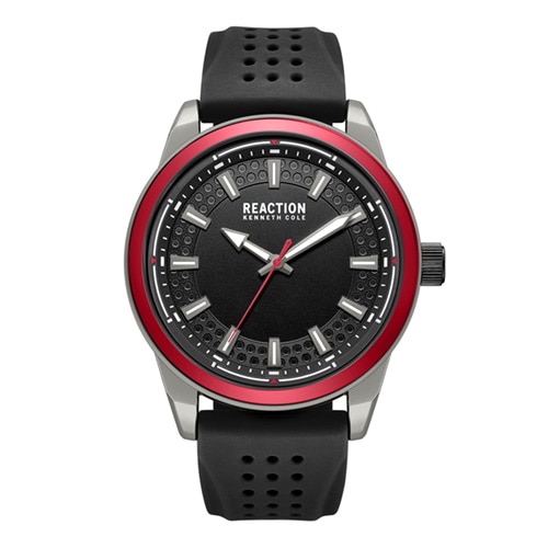 48mm Men's Kenneth Cole Reaction Watch with a Black Dial and Black Strap -  Geneva Watch Group Inc - Ecom Only, KRWGM7005303