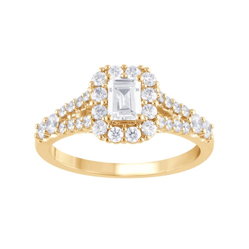 1 ct. tw. Canadian Ice Diamond Engagement Ring in 14K Yellow Gold