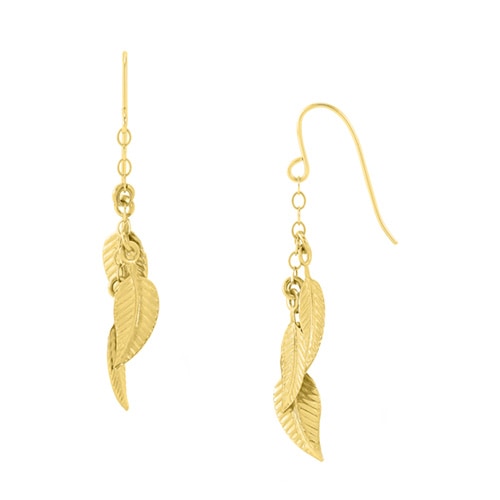 Leaf Drop Earrings Fred Meyer Jewelers