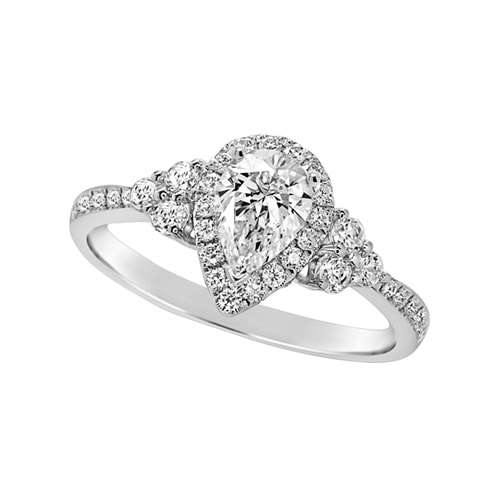 7/8 ct. tw. Say I Do Diamond Engagement Ring