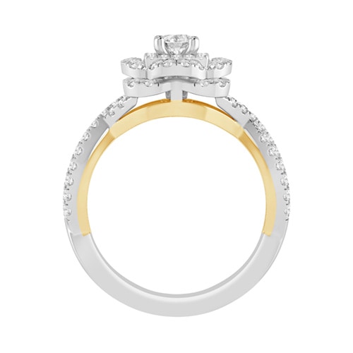 Truly Zac Posen Diamond Engagement Ring