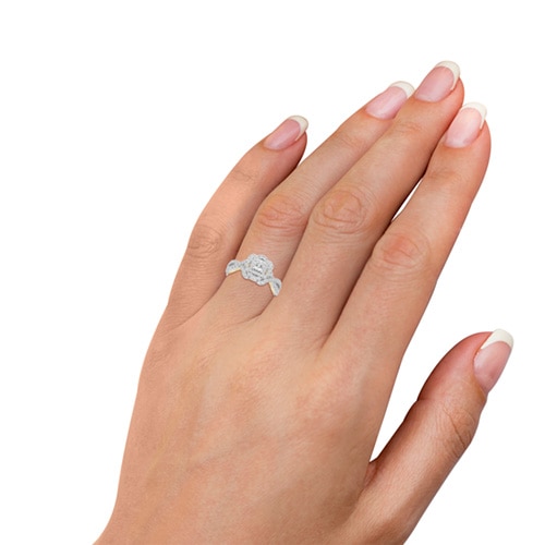 Truly Zac Posen Diamond Engagement Ring