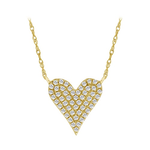 1/10 ct. tw. Diamond Heart 18" Necklace