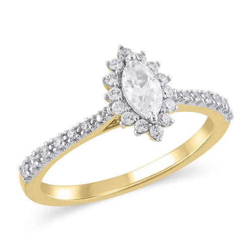 1/2 ct. tw. Diamond Engagement Ring