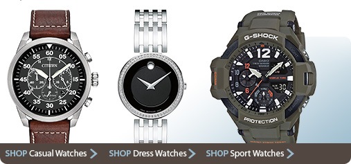 Shop Casual Dress Sport Watches