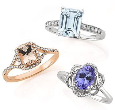 Gemstone rings Gemstone rings
