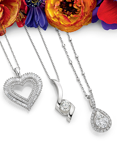 Diamond pendants Diamond pendants