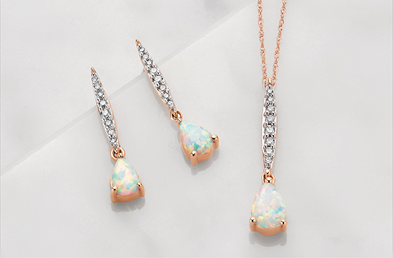 Opal jewelry.