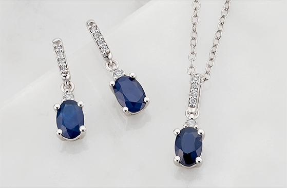 Sapphire jewelry. Sapphire jewelry.