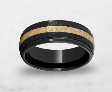 Men's 8mm Stone Finish Band in Serinium®