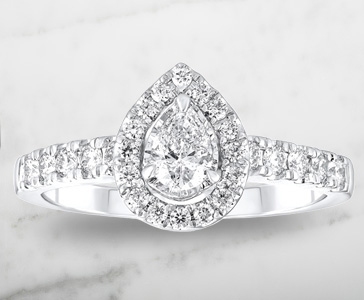 5/8 ct. tw. Diamond Engagement Ring in 14K White Gold