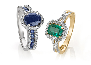 Gemstone rings