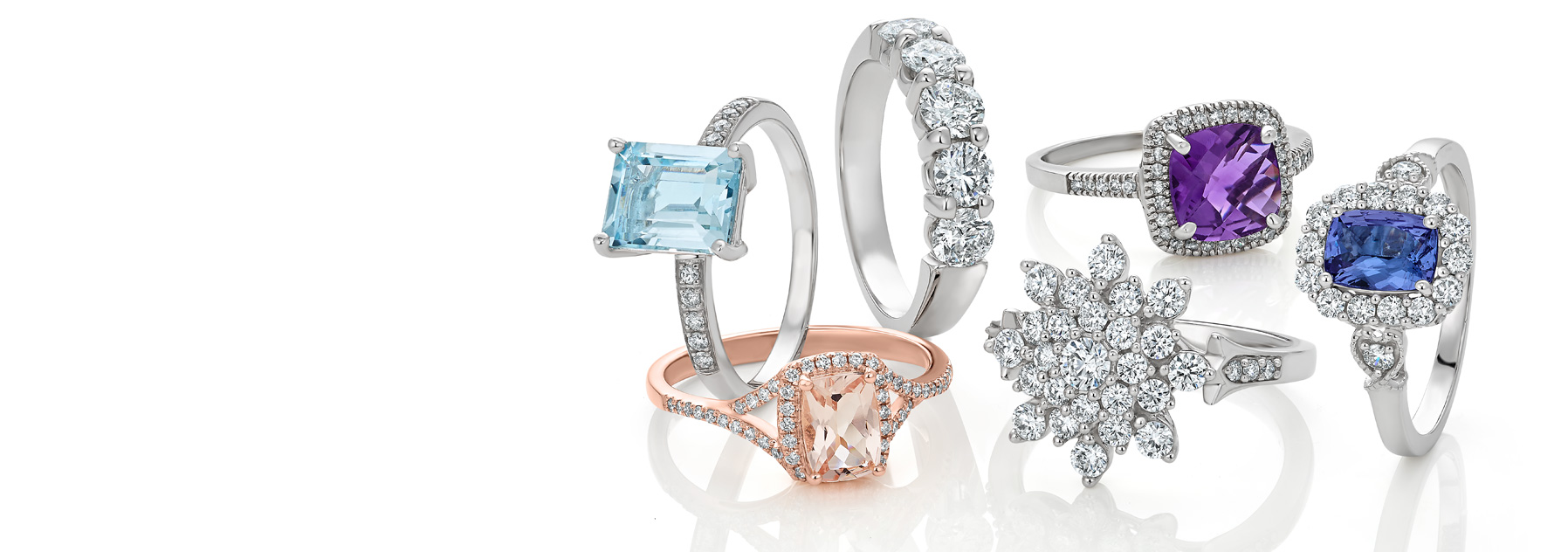 Assortment of rings.