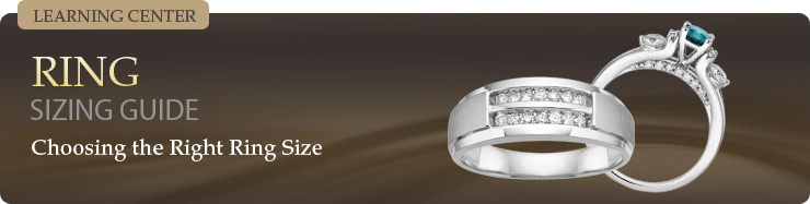 Learning Center | Ring Sizing Guide | Choosing the Right Ring Size Learning Center | Ring Sizing Guide | Choosing the Right Ring Size