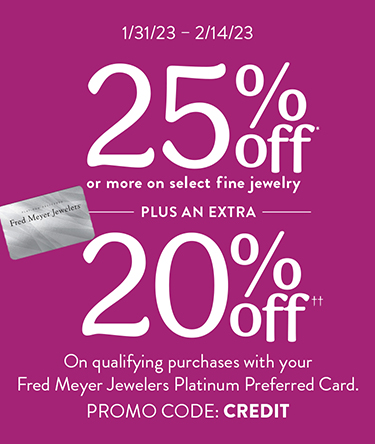 Fred Meyer Jewelers Platinum Card Fred Meyer Jewelers Platinum Card