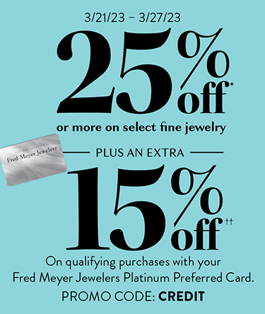 Fred Meyer Jewelers Platinum Card Fred Meyer Jewelers Platinum Card