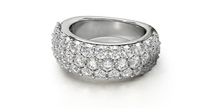 Ring and earrings
