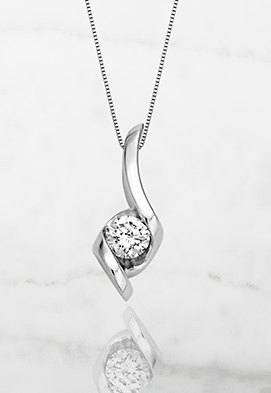 Diamond pendant.