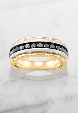 Gold men's band.