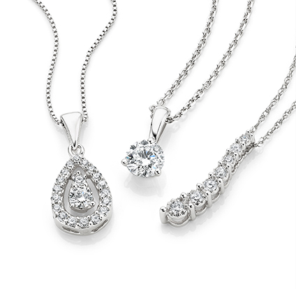 Diamond pendant assortment