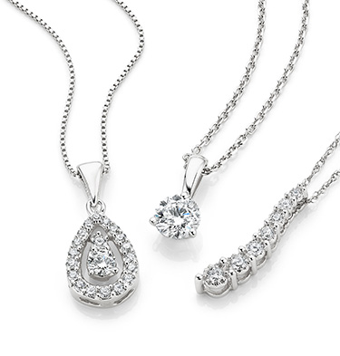 Diamond pendant assortment